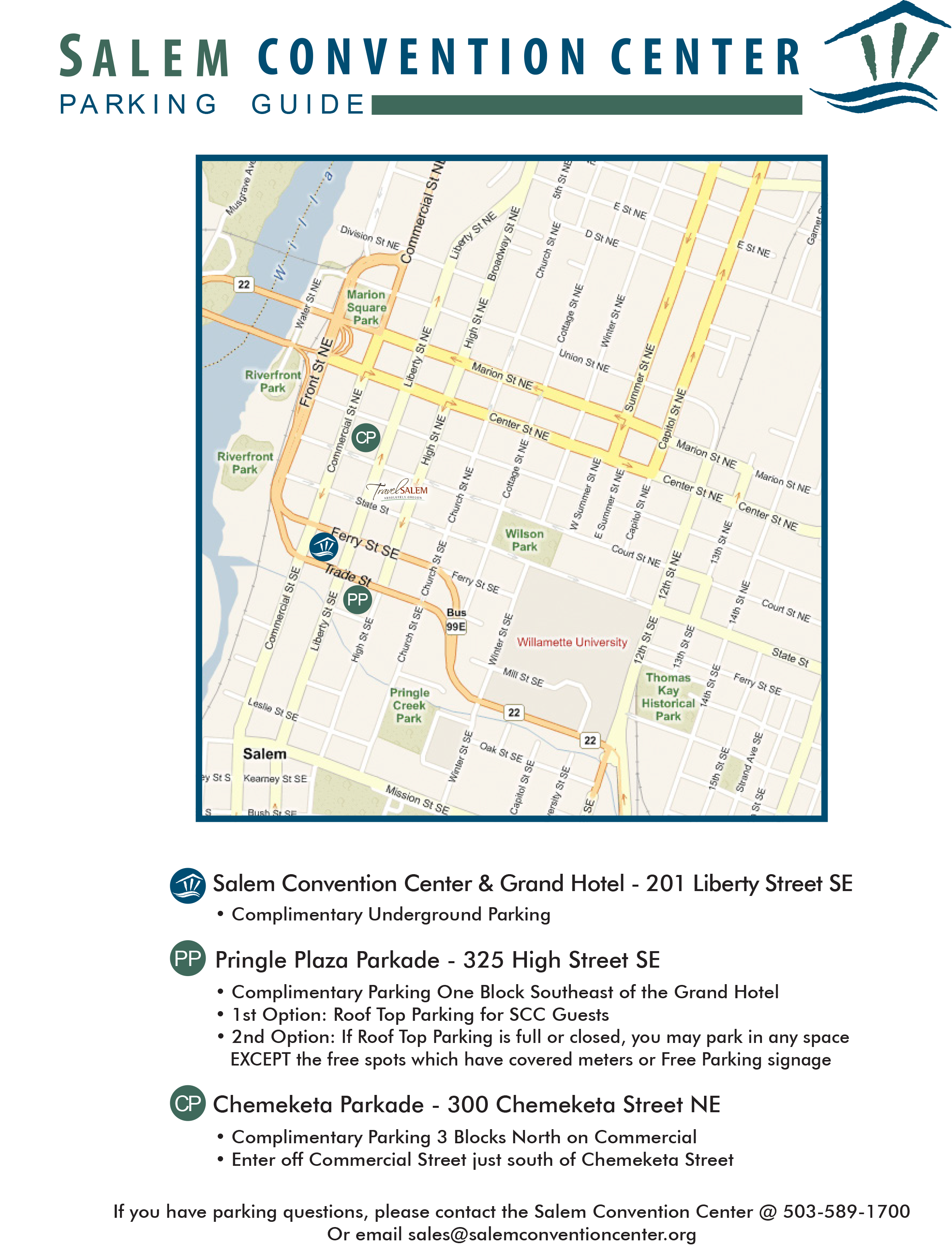 Salem Convention Center Parking Guide